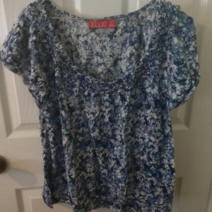 Elle floral cap sleeve top